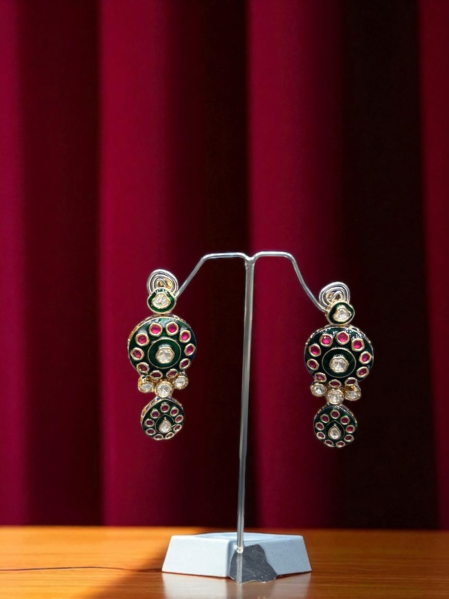 MOSSONITE KUNDAN SET #123