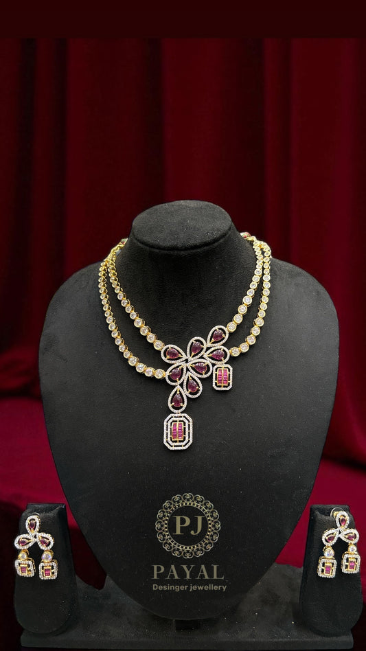 MOSSONITE KUNDAN SET #127