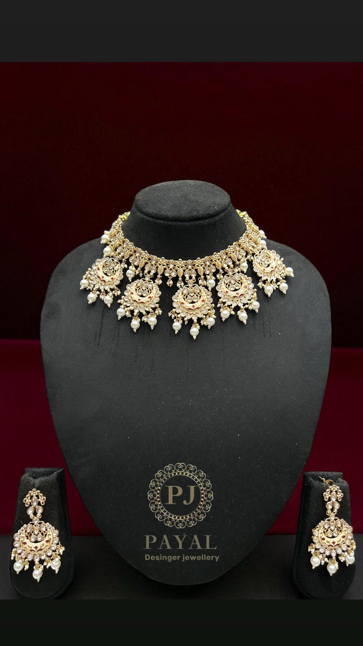 MOSSONITE KUNDAN SET #111