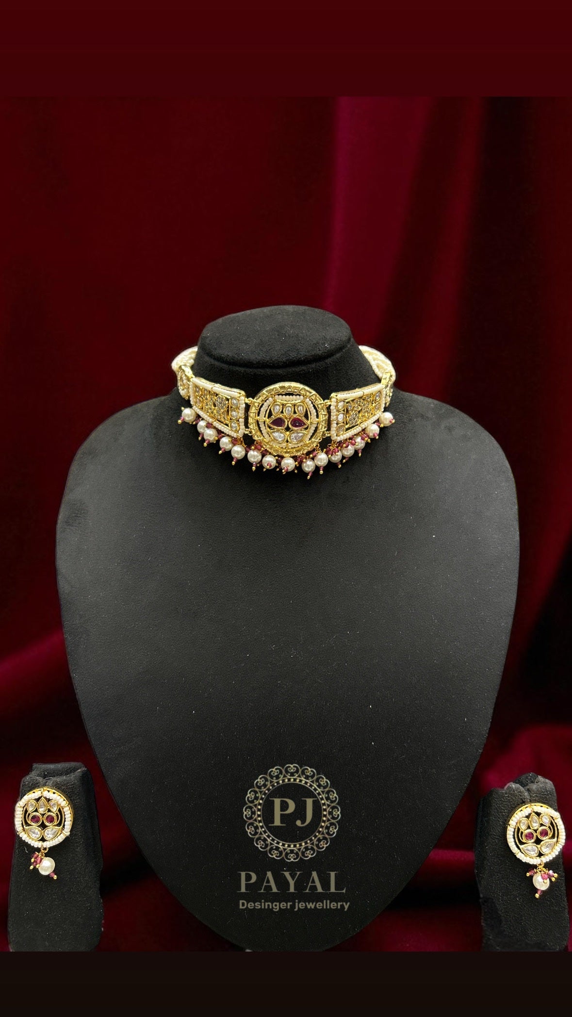 MOSSONITE KUNDAN SET #116