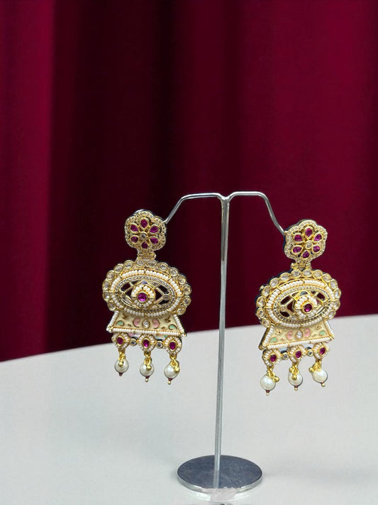 MOSSONITE KUNDAN SET #115