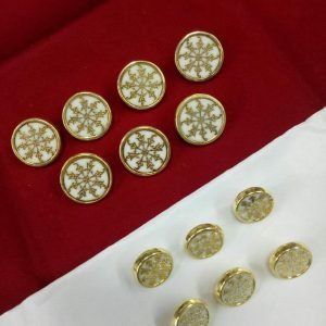 White Sherwani Buttons
