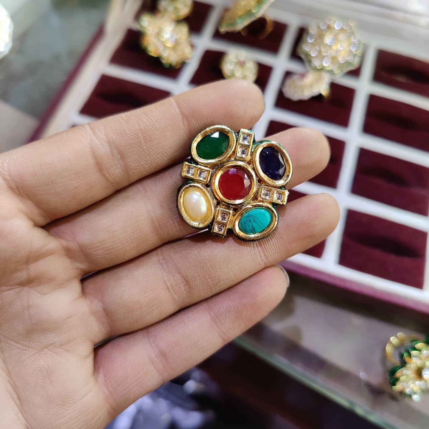 Gold Ear rings design | Culture of Rajasthan