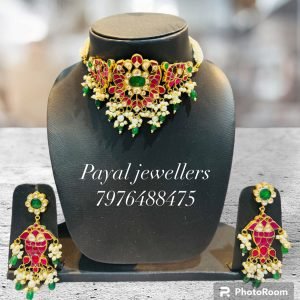 Pachi kundan set